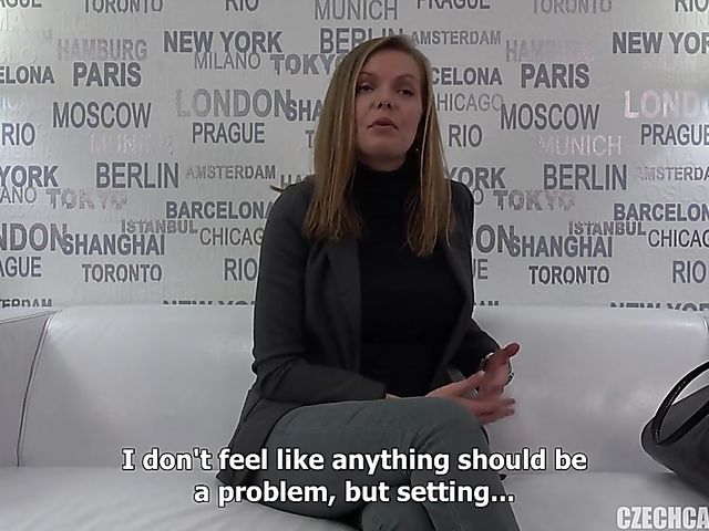 Oiled up Czech amateur Lenka posing naked