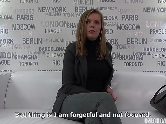 Oiled up Czech amateur Lenka posing naked