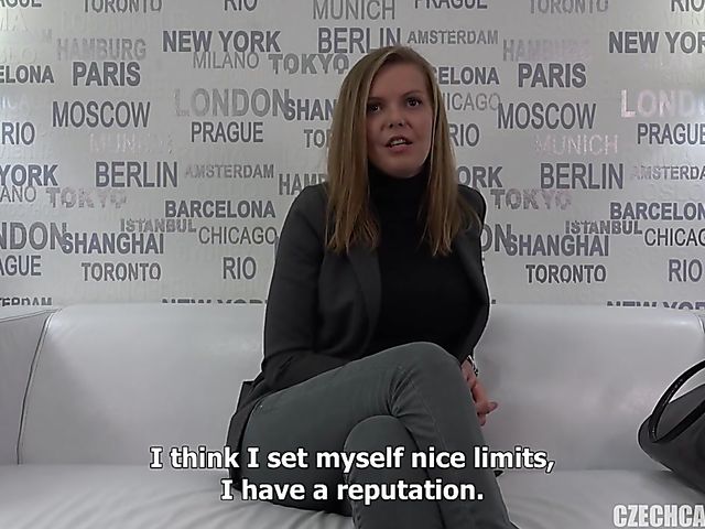 Oiled up Czech amateur Lenka posing naked