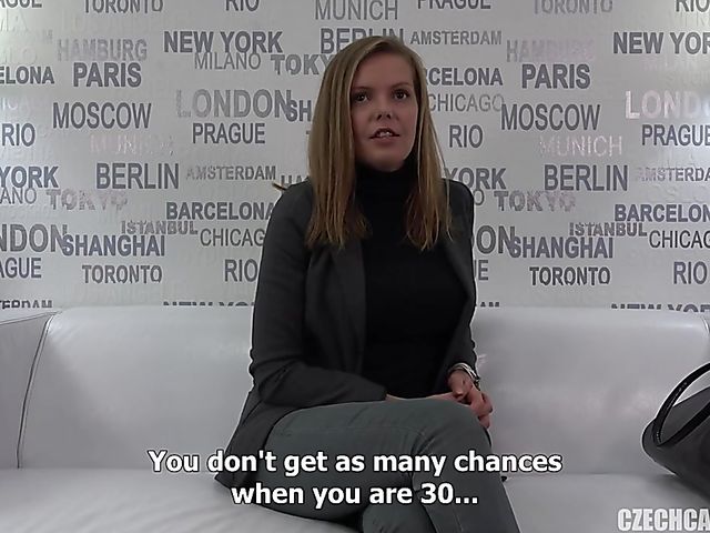 Oiled up Czech amateur Lenka posing naked