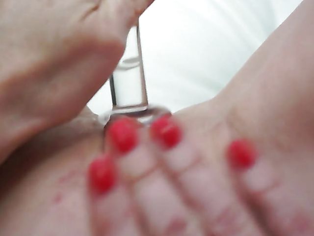 Granny solo with her favourite glass toy