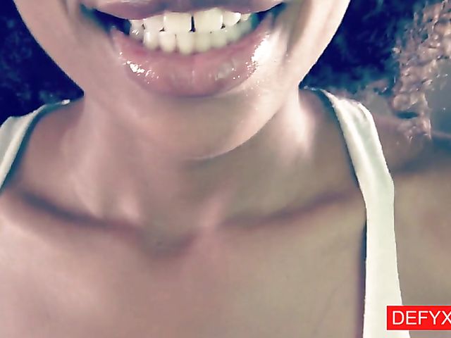 Interracial anal from your perspective with Luna Corazon