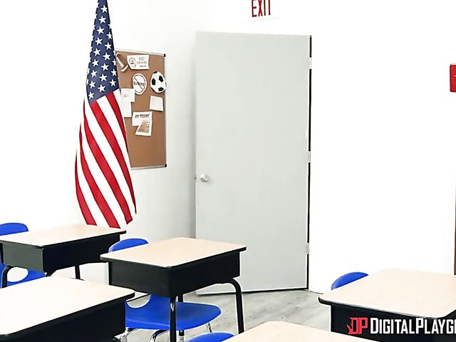 Naughty schoolgirl Maya Bijou gets tied and dicked