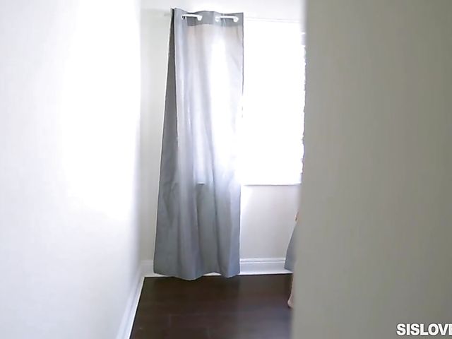 Naughty sister Nickey Huntsman gets banged in her bed