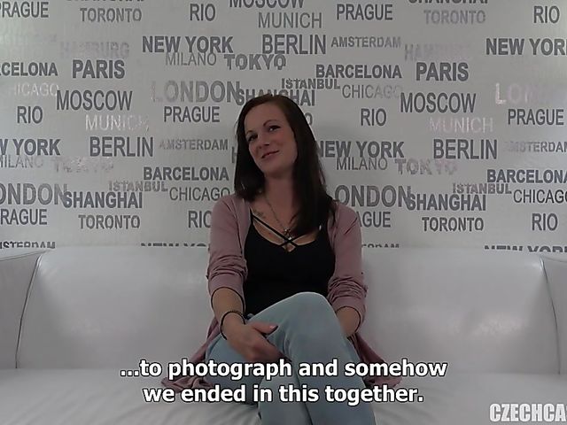 Amateur Czech Zdena gets a cock to enjoy