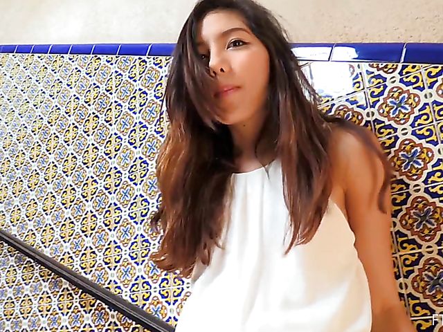 Public masturbation in different places with Melody