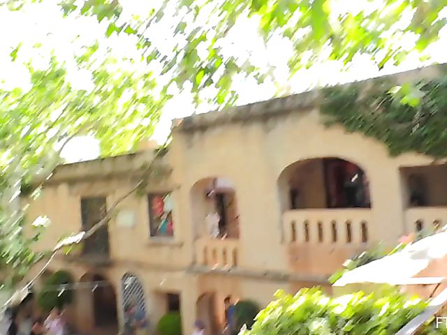 Public masturbation in different places with Melody