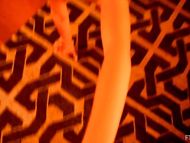 Exotic teen Melody plays with her snatch by the pool