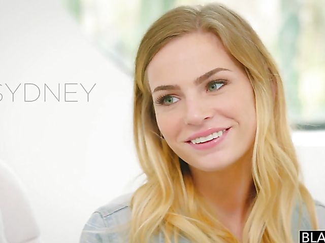 Black couple white girl threesome with Sydney Cole