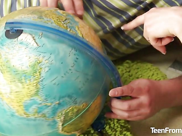 Euro teen Lolly Sweet gets pounded in her bed