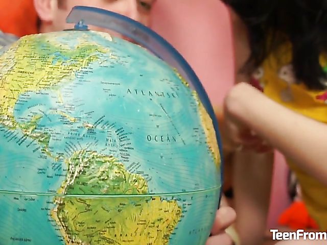 Euro teen Lolly Sweet gets pounded in her bed