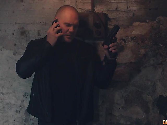 Armed man bangs gorgeous brunette Susy Gala