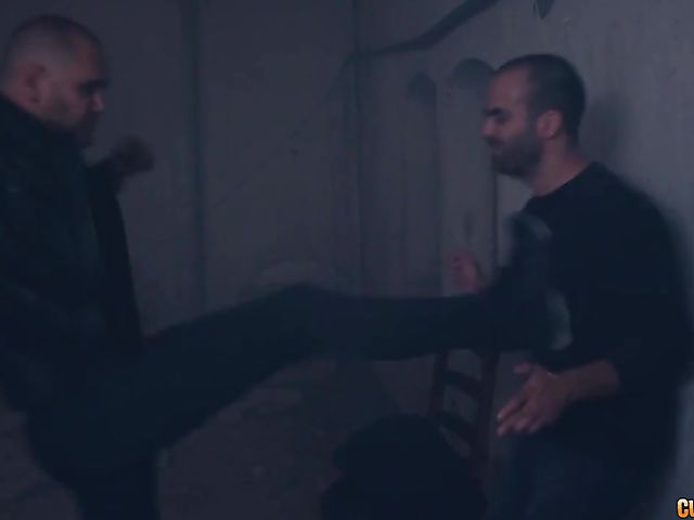 Armed man bangs gorgeous brunette Susy Gala