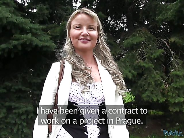 Outdoor squirt and fuck with Czech slut Jasmina