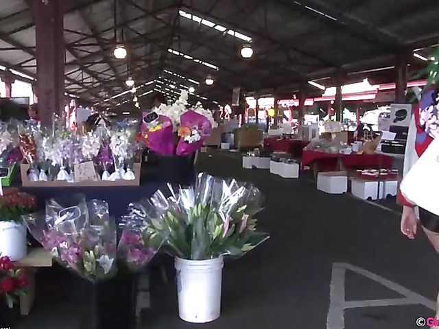 Public lesbian adventure of two naughty girls