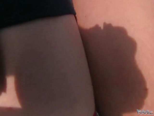 Brunette Natalee doesn't mind public fucking