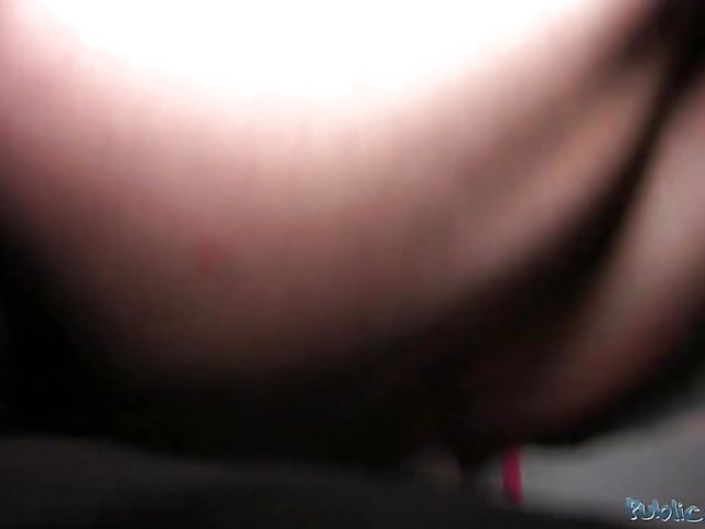 Public Agent sticks his dick in redhead Maja