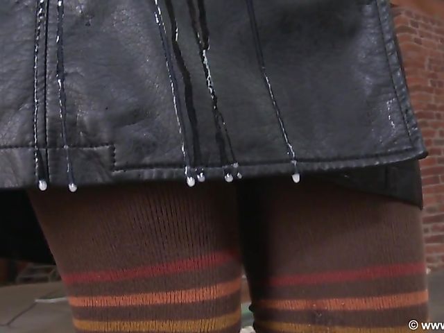 Bespectacled Marie and her huge lactating breasts