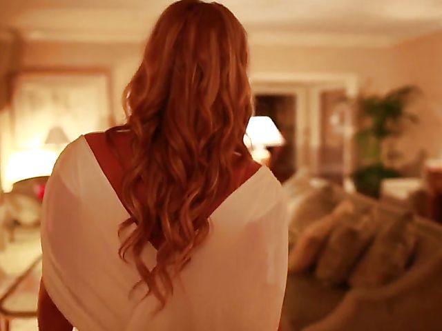 Cum hungry Kennedy gets down by the fire