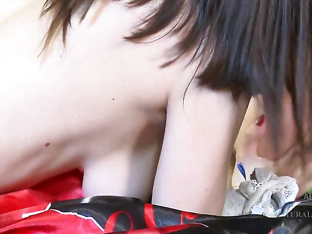 Natural and hairy lesbians have some fun