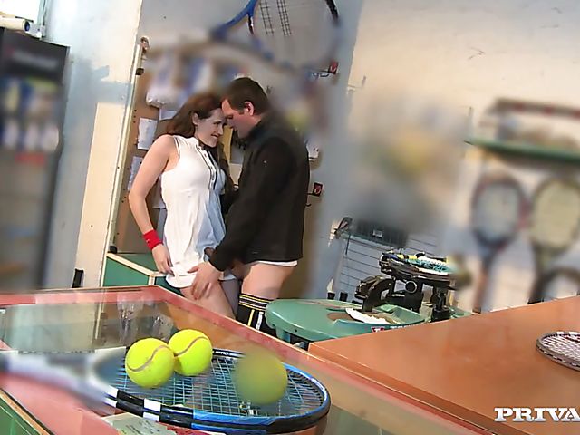 A meaty cock for Emy Russo pierced pussy and asshole