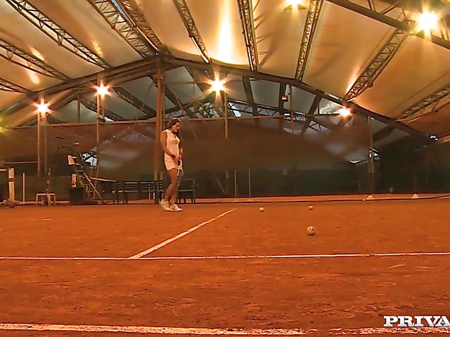 A meaty cock for Emy Russo pierced pussy and asshole