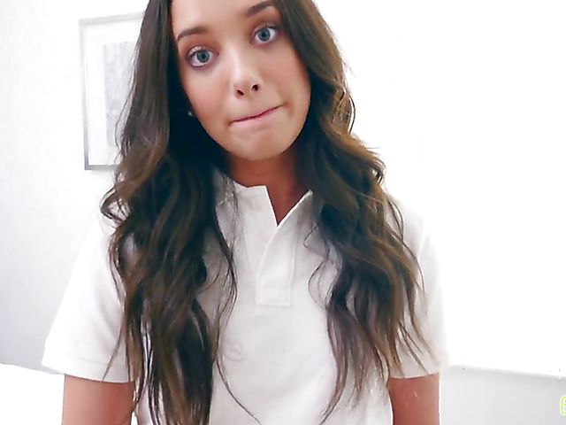 Gia Paige - Pretty brunette POV in the bedroom