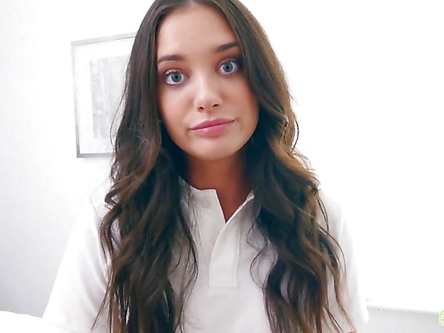 Gia Paige - Pretty brunette POV in the bedroom