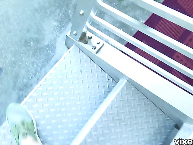 Sexy latina Monica Asis gets boned by a lucky guy