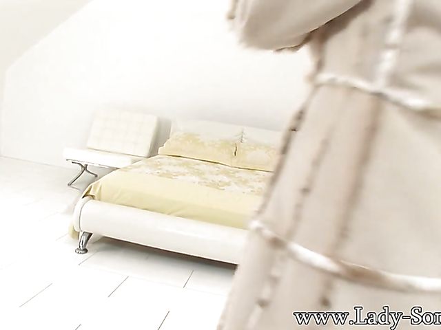 Lady Sonia interracial with a mask black guy