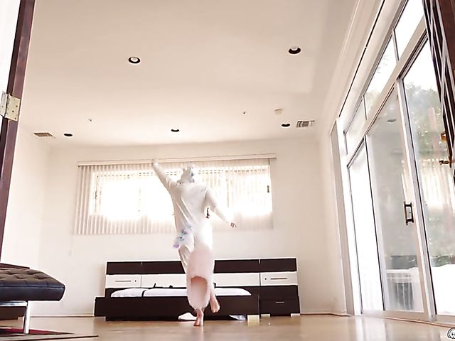 Tiny girl Adria Rae gets tied and fucked