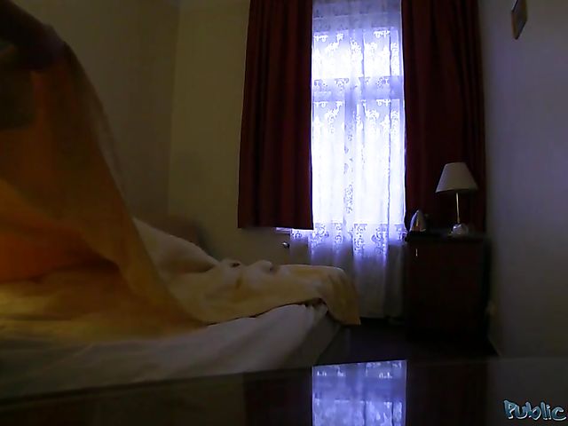 Slutty hotel maid Anna has sex for money