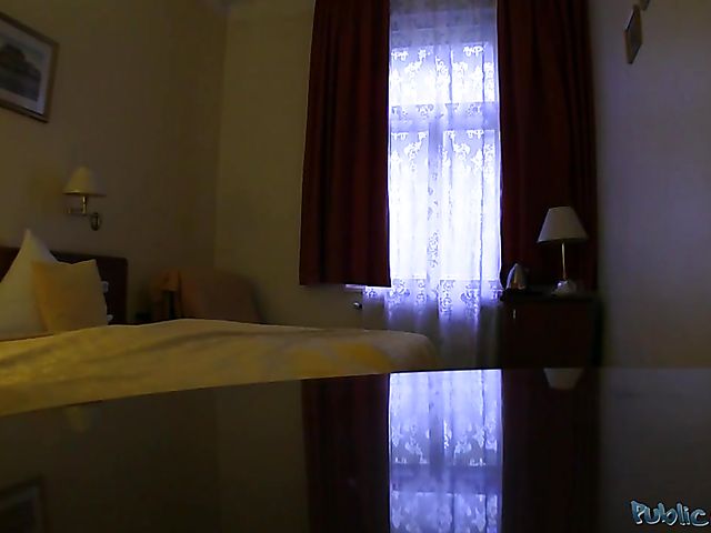Slutty hotel maid Anna has sex for money