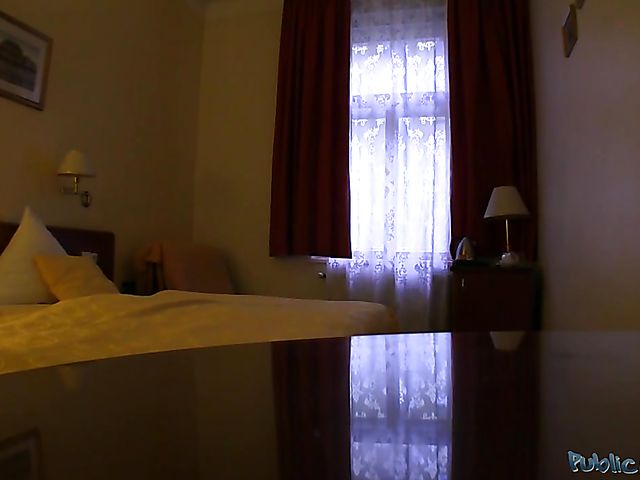 Slutty hotel maid Anna has sex for money