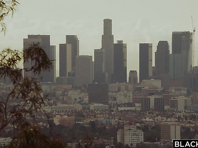 Carolina Sweets has fun with two big black cocks