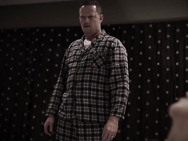 Stepdad fucks Ashley Adams next to his sleeping wife