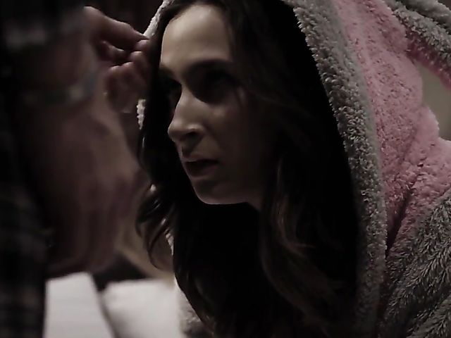 Stepdad fucks Ashley Adams next to his sleeping wife