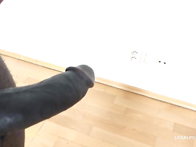 Interracial double penetration with girl in red Sonya Durganova