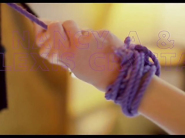 Nancey and Alexis Crystal try lesbian bondage