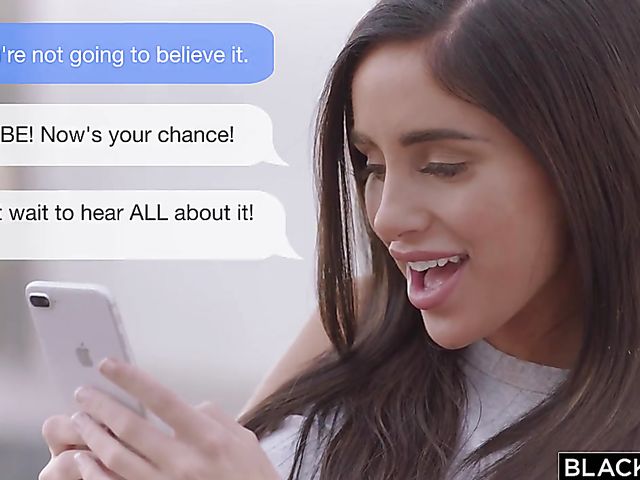 Naomi Woods can't resist Jason Luv's big black dick