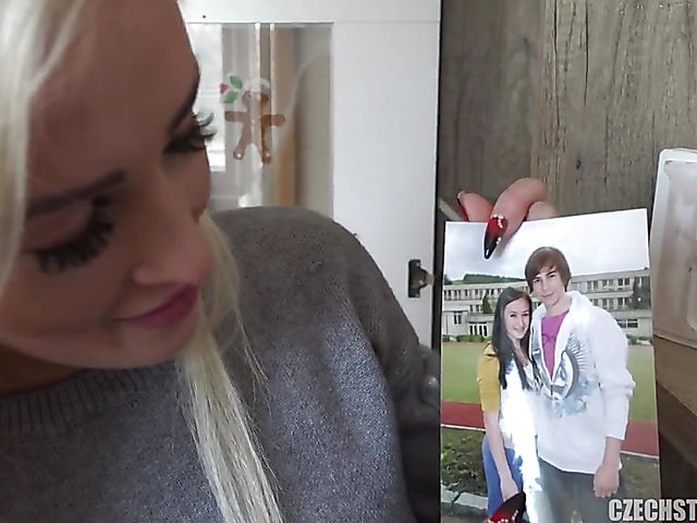 Blonde Czech takes a cock for money