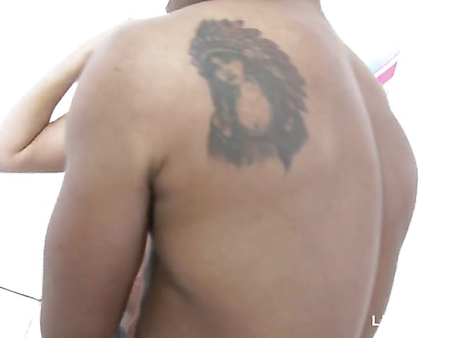 Black Sophie - Self anal fisting and awesome DAP action