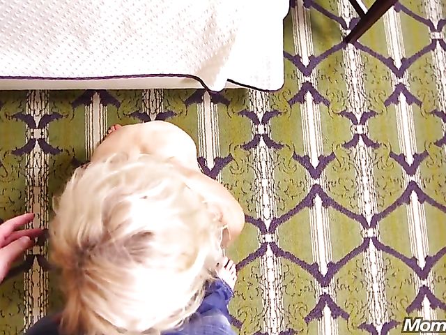 Big tits mature gets shagged on the bed from your perspective