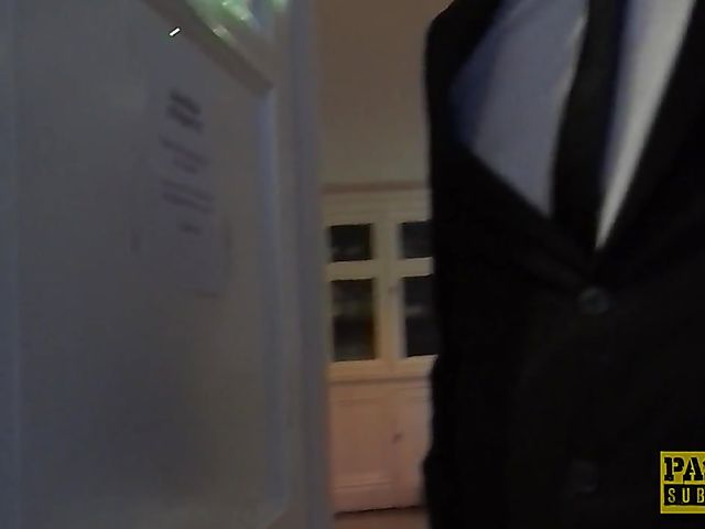 Dirty British lady Vicki Powell gets spanked and fucked