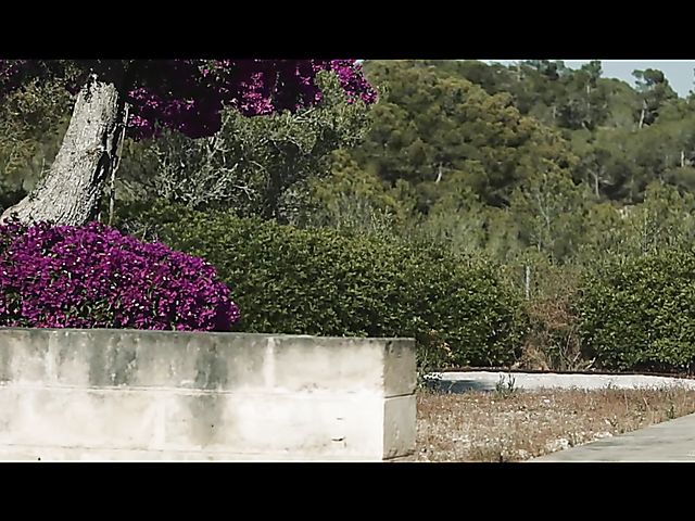 Horny Anabelle with big natural tits turns him on