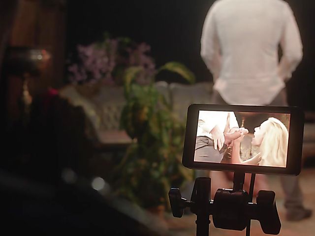 Three big titted blonde lesbians go wild