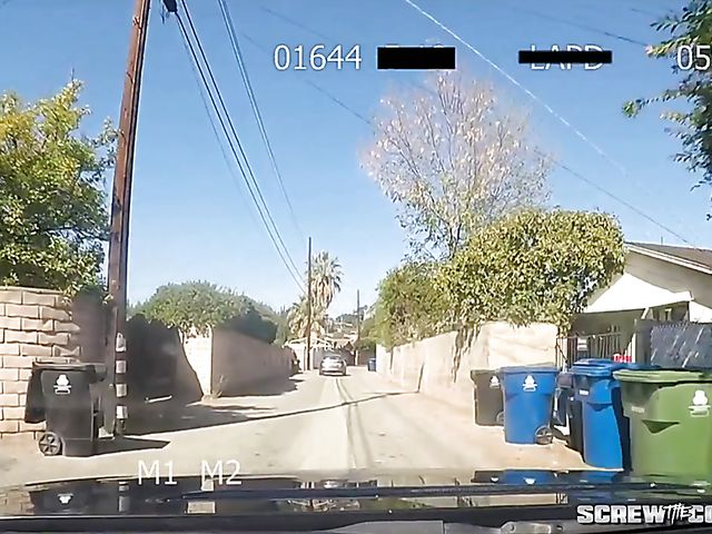 Beautiful Lana Rhoades has outdoor sex with a policeman