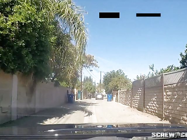 Beautiful Lana Rhoades has outdoor sex with a policeman