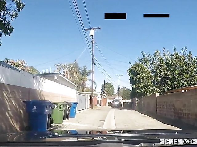 Beautiful Lana Rhoades has outdoor sex with a policeman