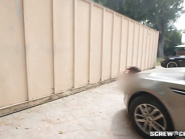 Beautiful Lana Rhoades has outdoor sex with a policeman